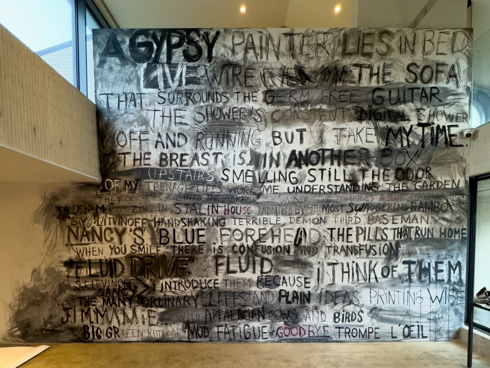 Wall drawing, in situ